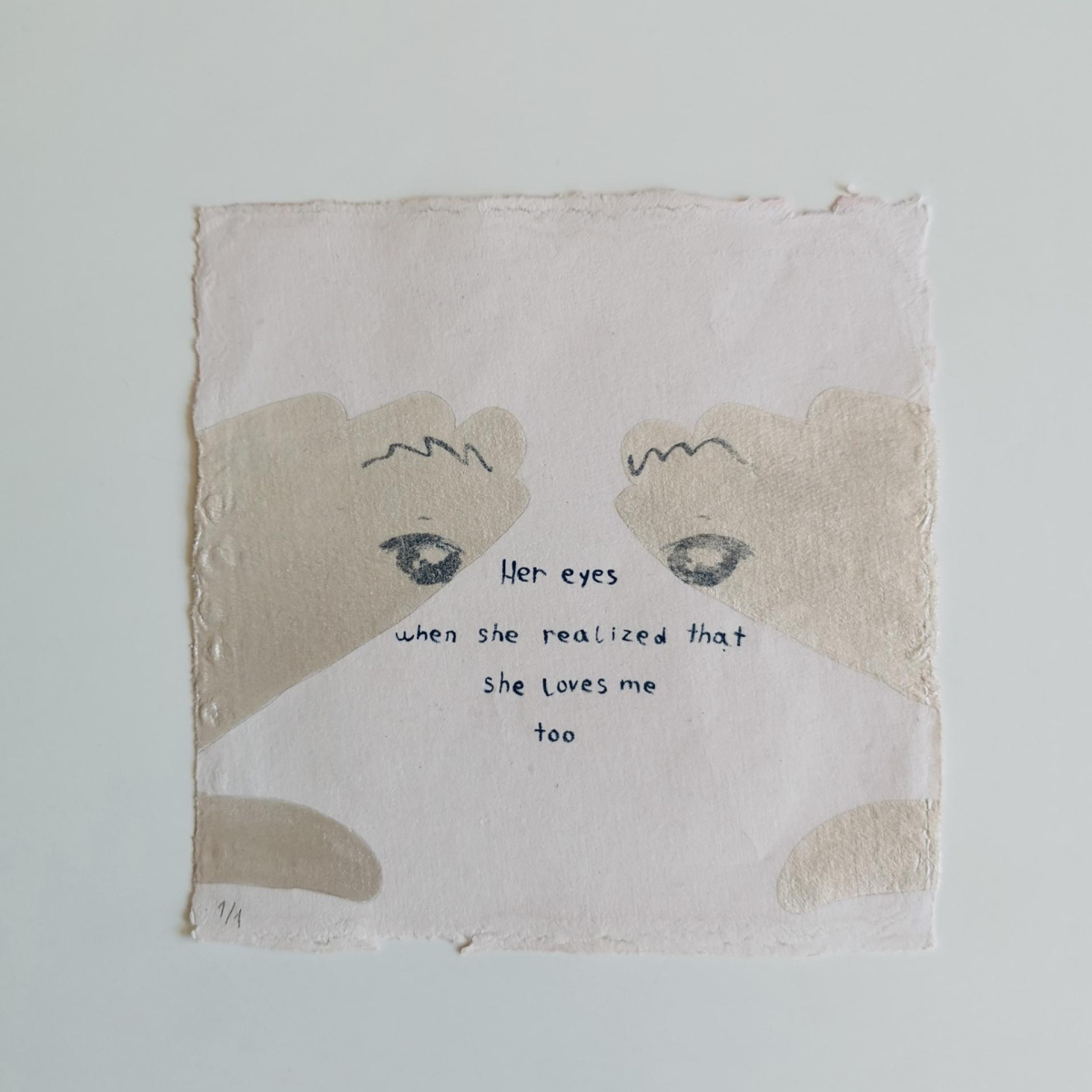 Sweet Memories, 18x18 cm, рачно печатена рециклирана хартија