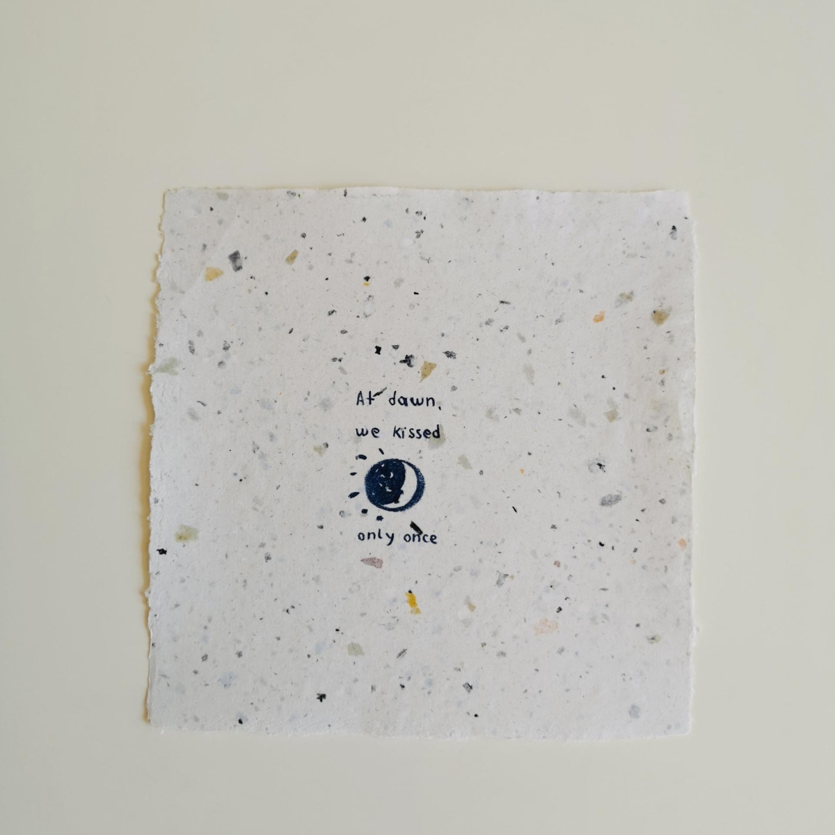 Sweet Memories, 18x18 cm, рачно печатена рециклирана хартија