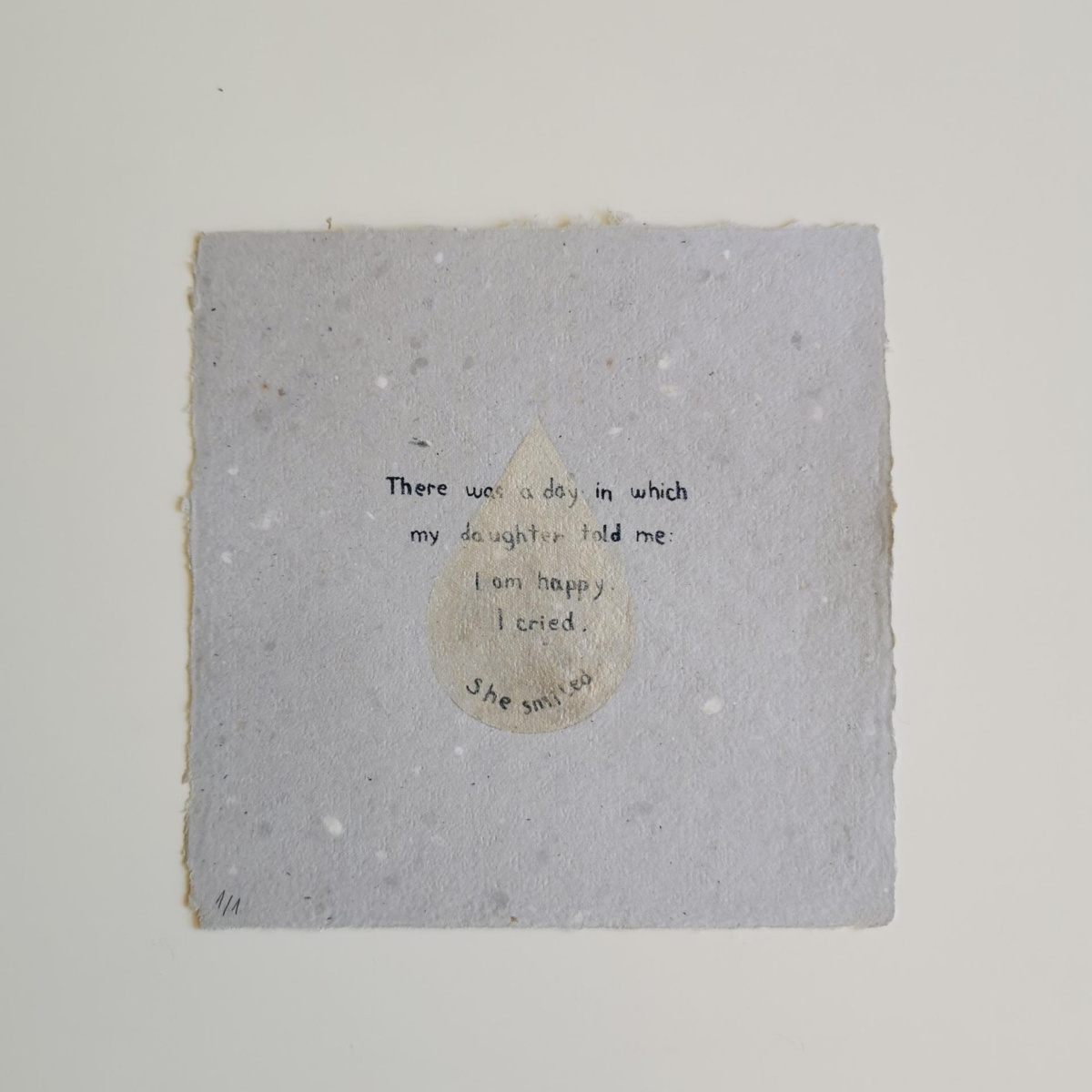 Sweet Memories, 18x18 cm, рачно печатена рециклирана хартија