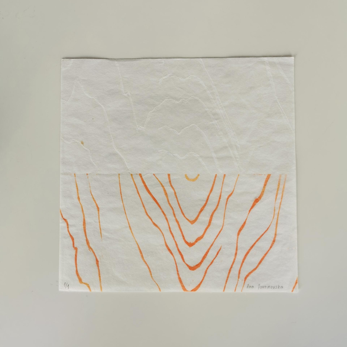 Sweet Memories, 18x18 cm, рачно печатена рециклирана хартија