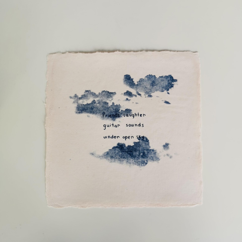 Sweet Memories, 18x18 cm, рачно печатена рециклирана хартија