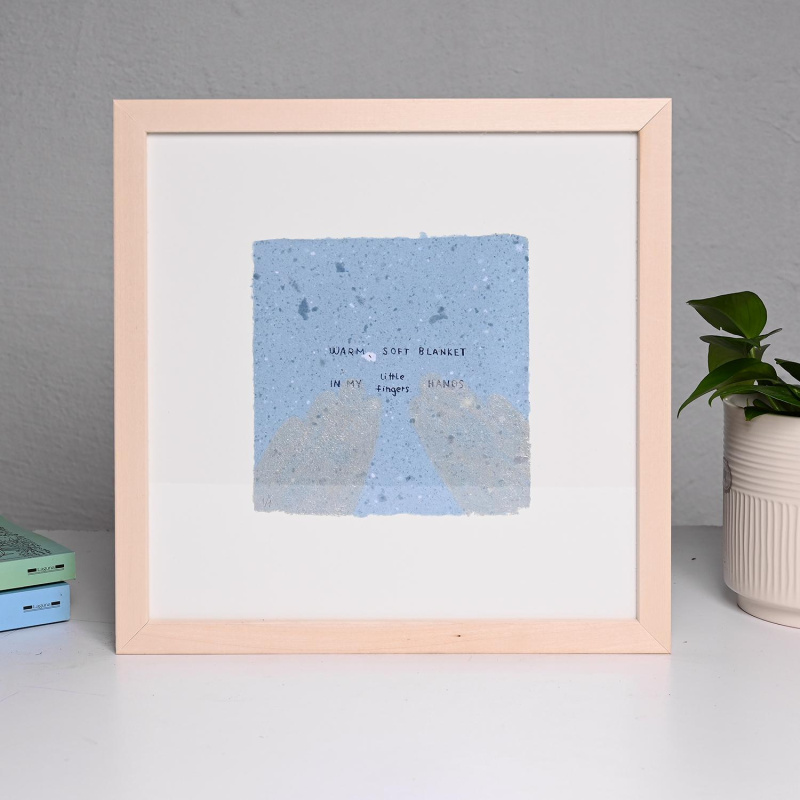 Sweet Memories, 18x18 cm, рачно печатена рециклирана хартија