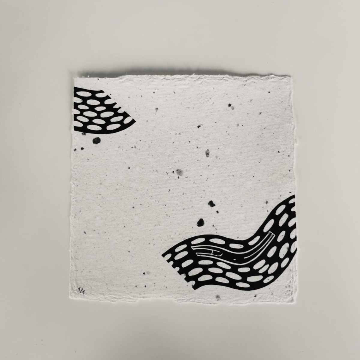 Sweet Memories, 18x18 cm, рачно печатена рециклирана хартија