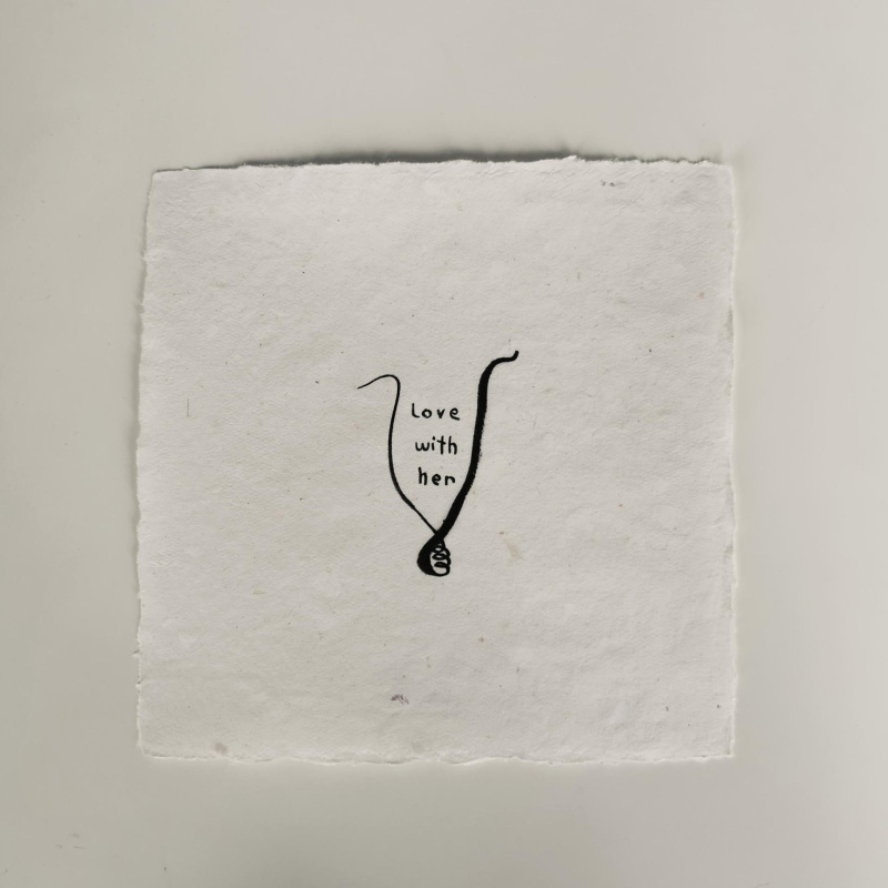 Sweet Memories, 18x18 cm, рачно печатена рециклирана хартија