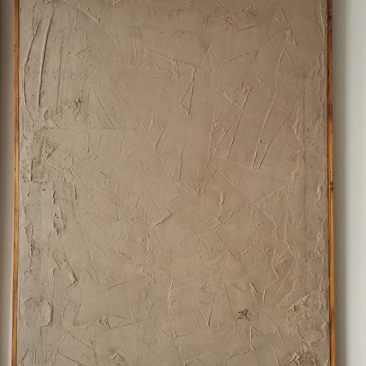 Le Beige Français, акрил на платно, 100×70cm, 2023