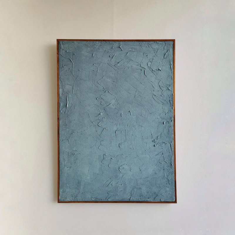 Le Bleu Ceil, акрил на платно, 100×70cm, 2023