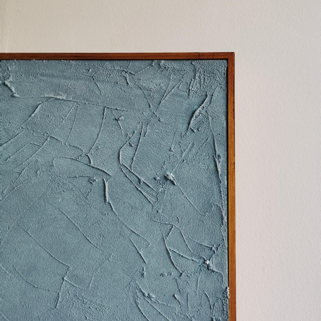 Le Bleu Ceil, акрил на платно, 100×70cm, 2023