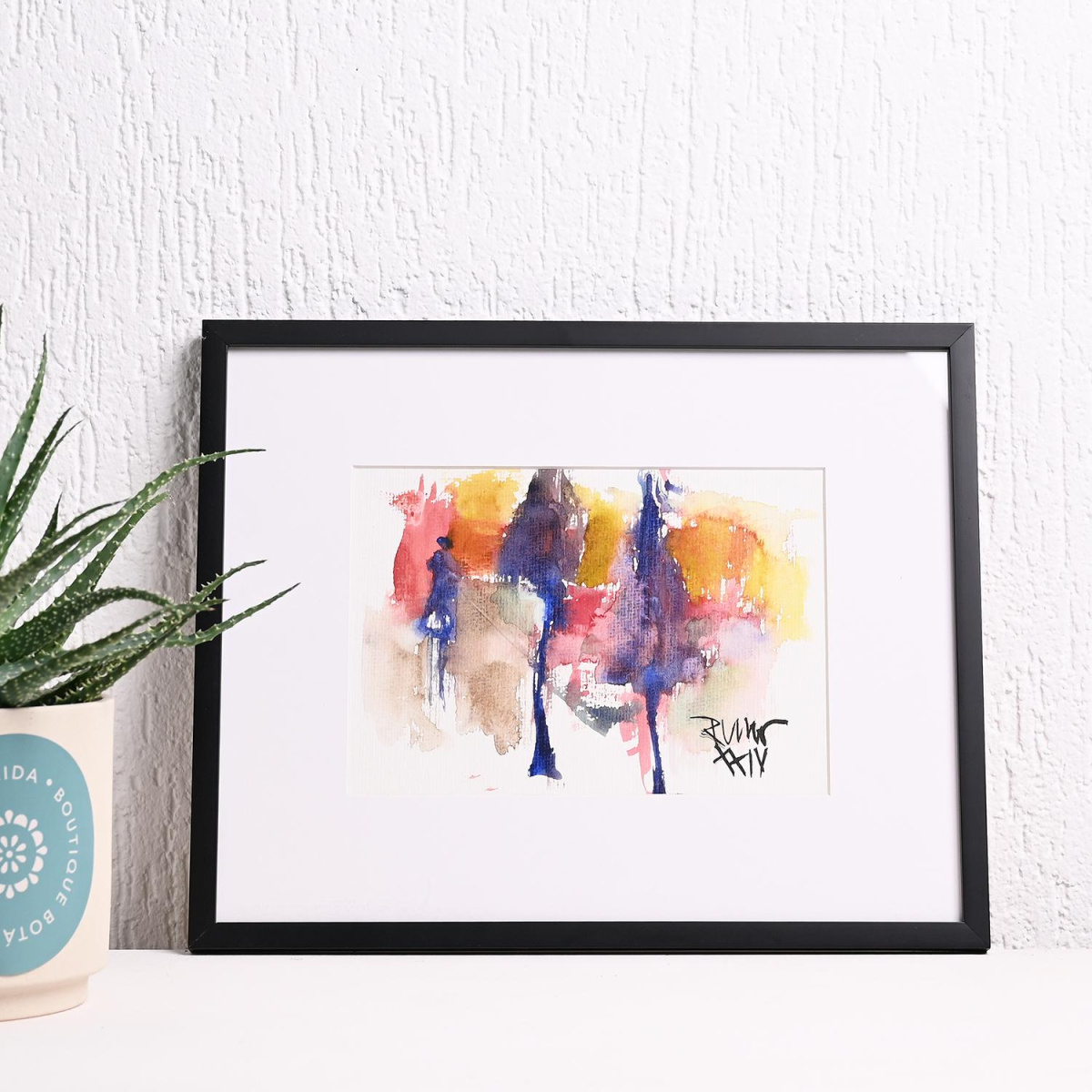 Серијал Доцна Есен, акварел, 38х31cm, 2024