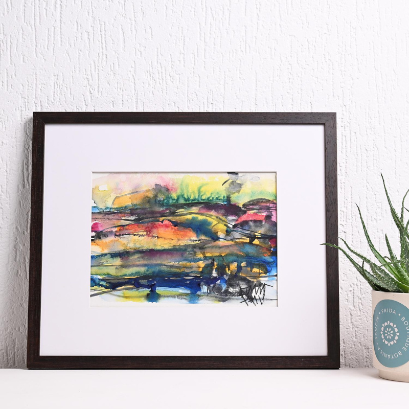 Боите на Бурата, акварел, 49,5х41cm, 2024