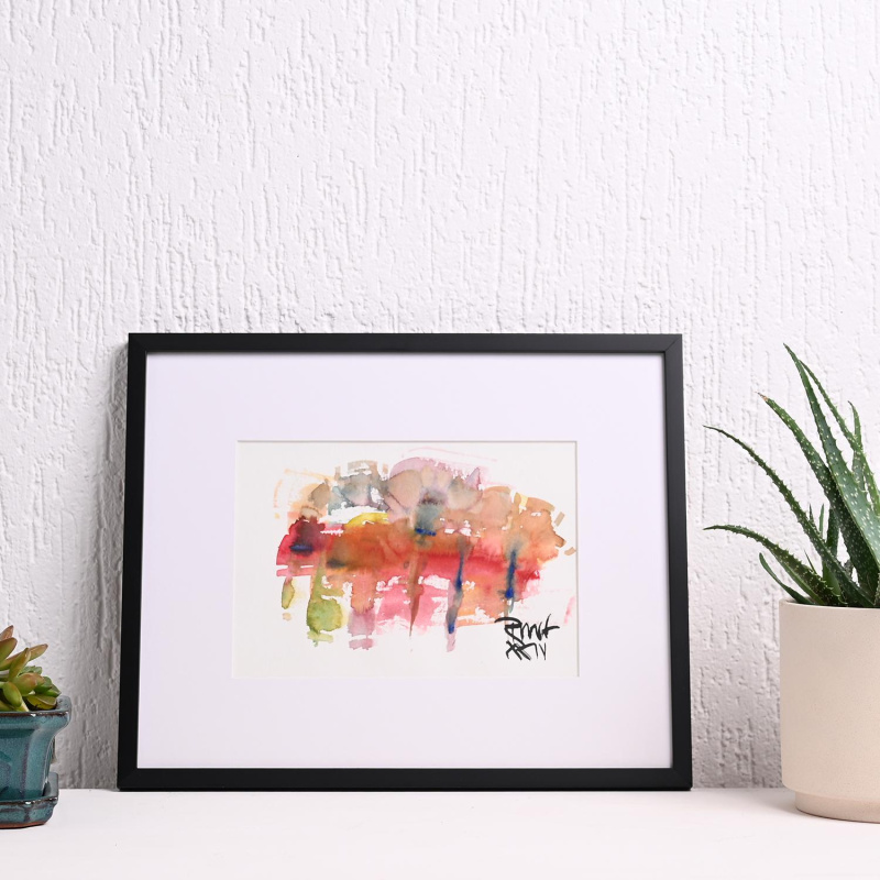 Серијал Доцна Есен 2, акварел, 37,5х31cm, 2024