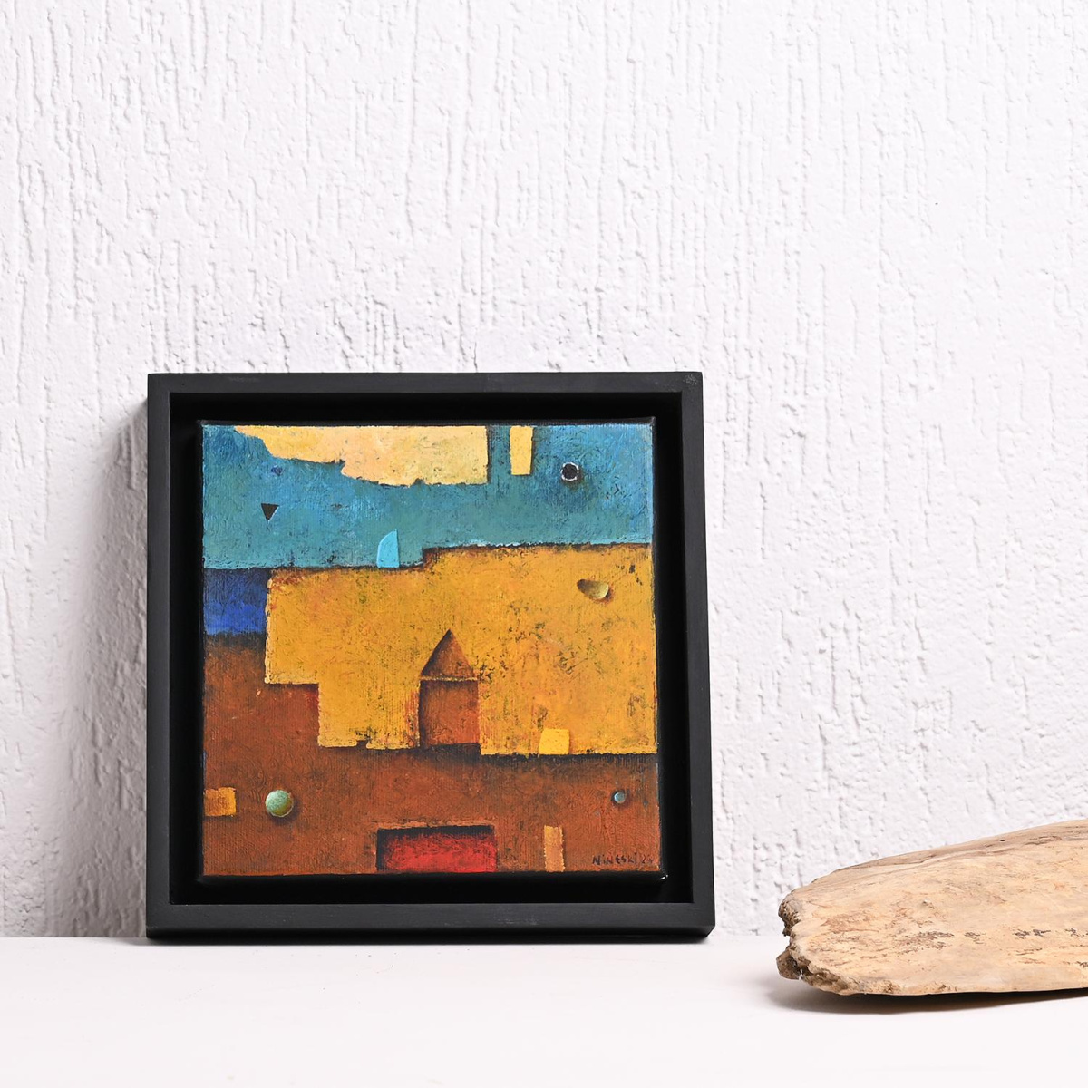 Серијал слики 1, акрил на платно, 25х25cm, 2024