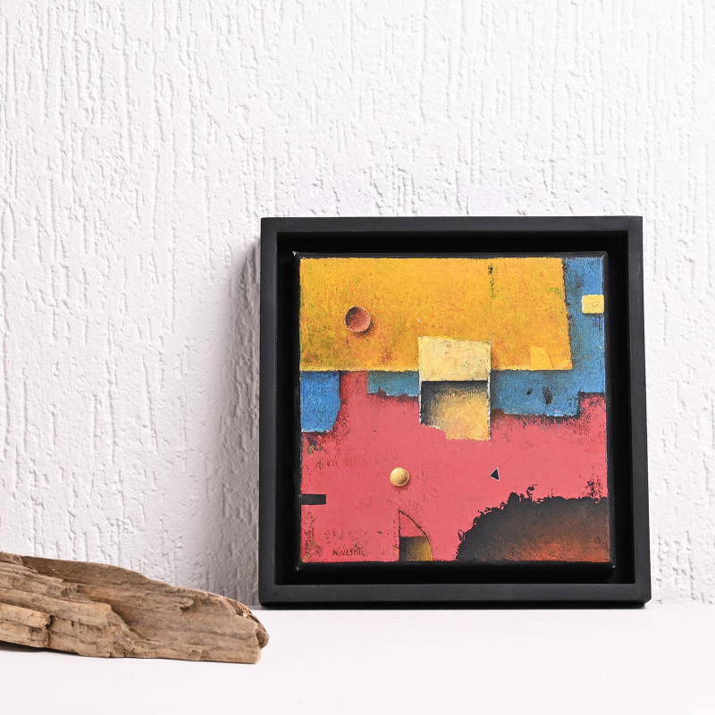 Серијал слики 2, акрил на платно, 25х25cm, 2024