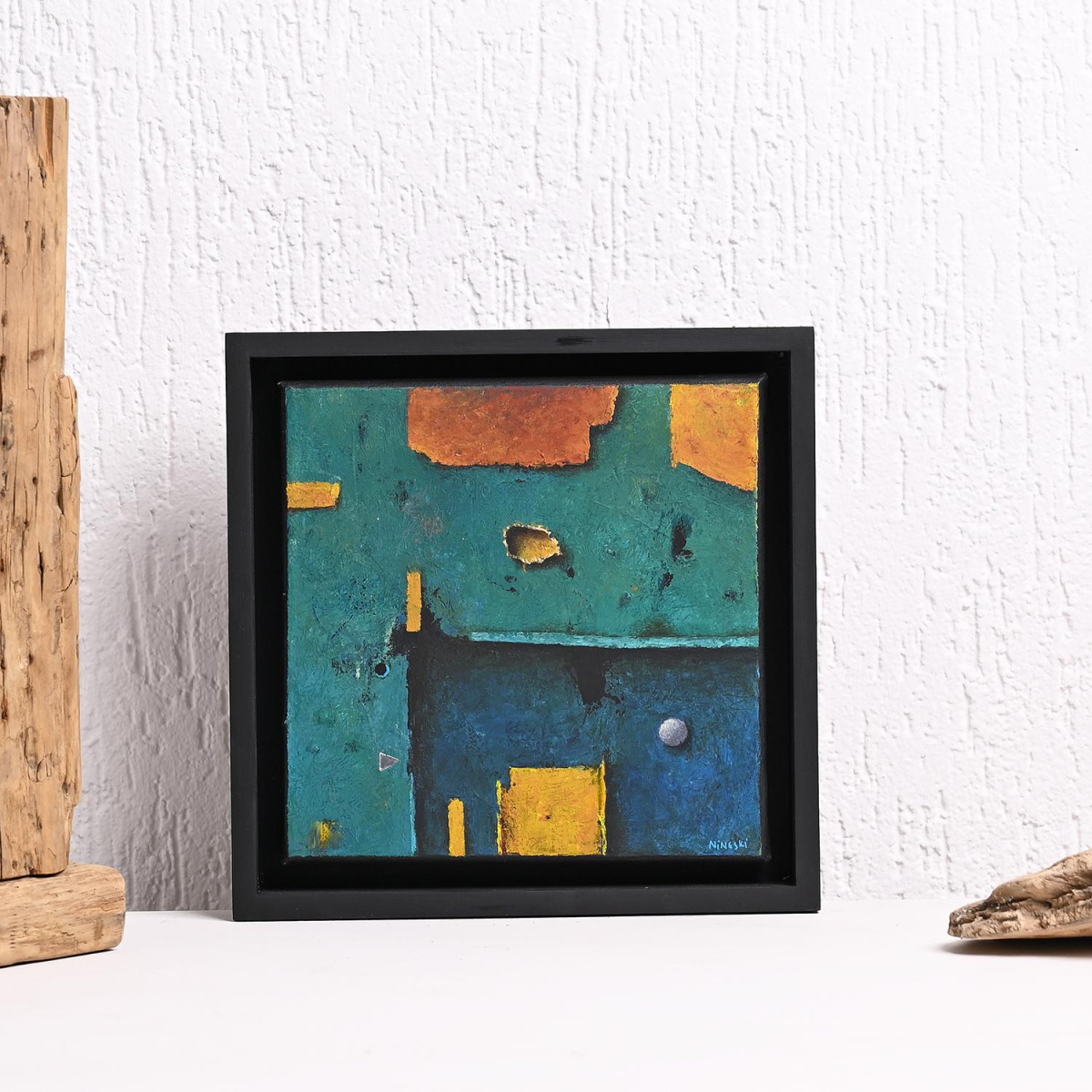 Серијал слики 3, акрил на платно, 25х25cm, 2024