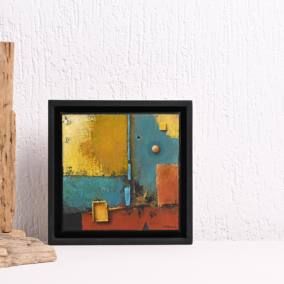 Серијал слики 4, акрил на платно, 25х25cm, 2024