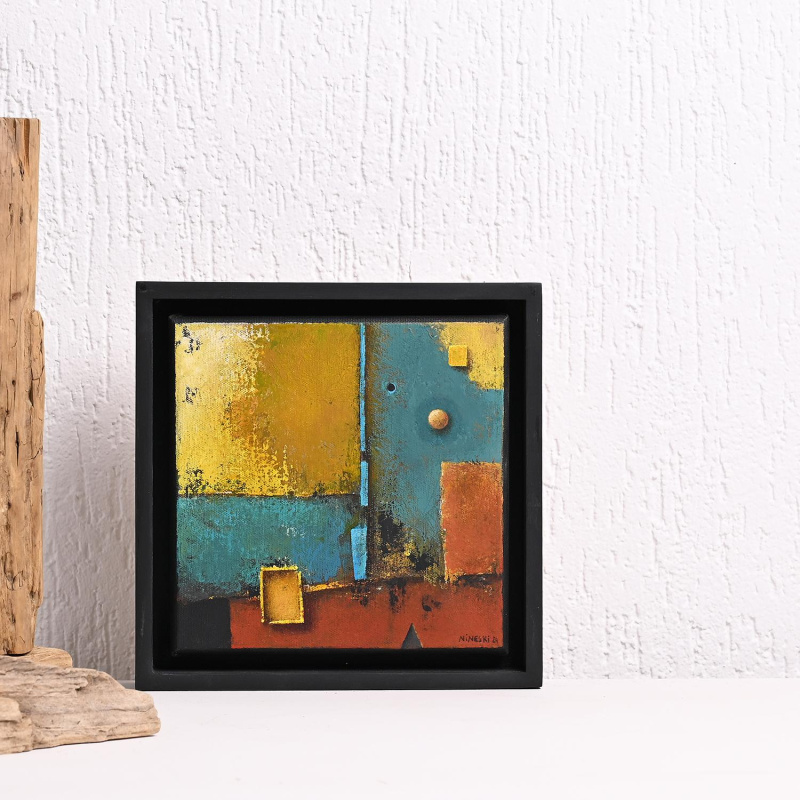 Серијал слики 4, акрил на платно, 25х25cm, 2024