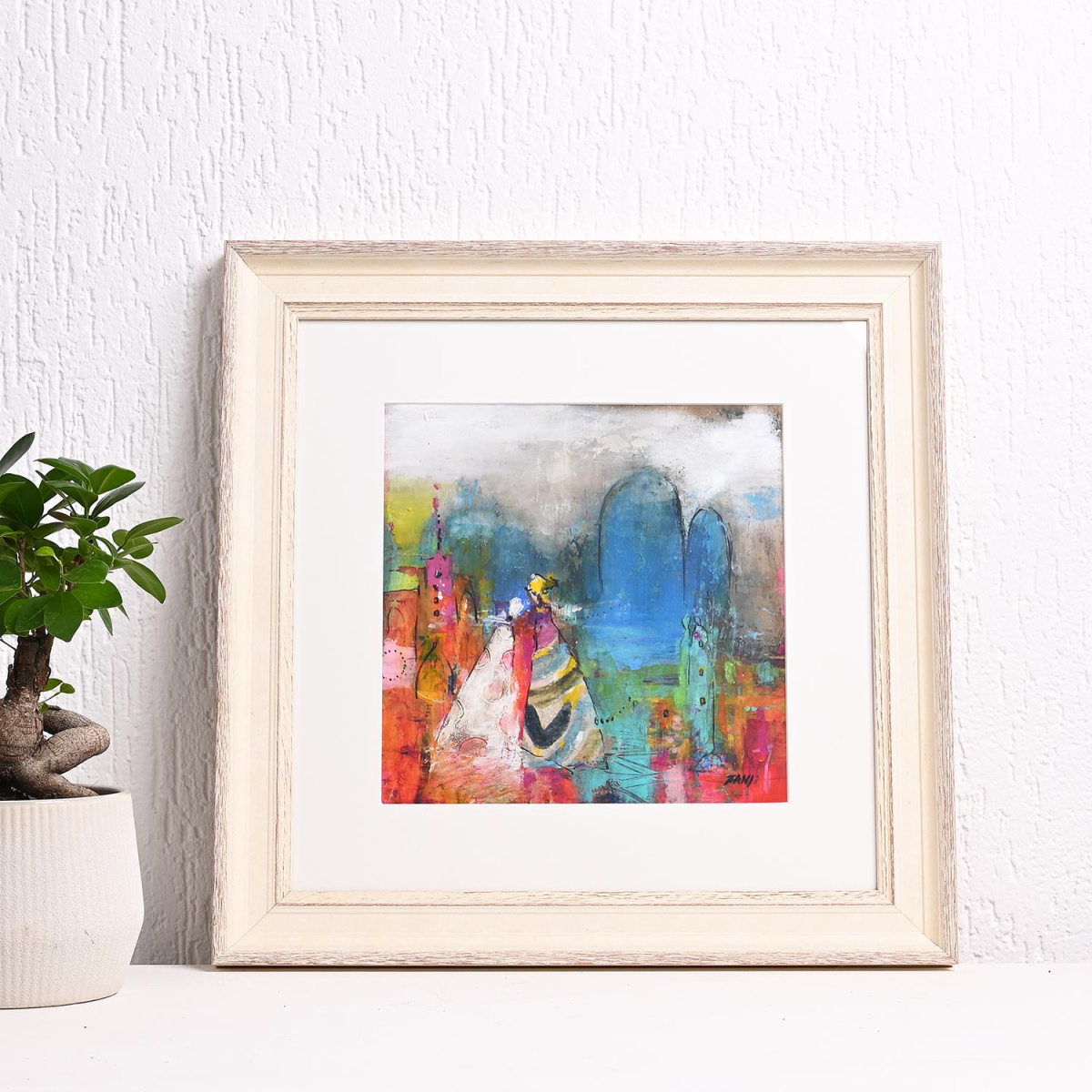 The Magic Moment, 24х24см, комбинирана техника, 2025