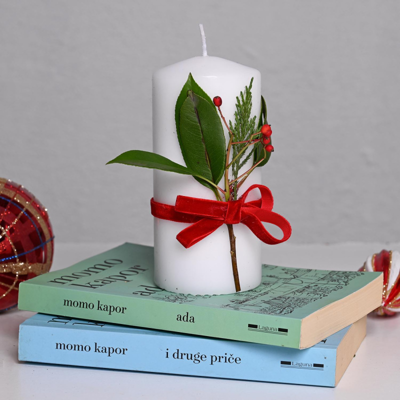 Candle Holiday Charm