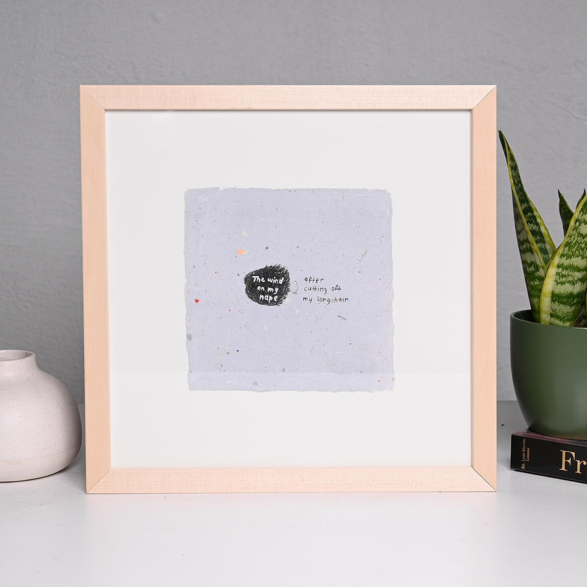 Sweet Memories, 18x18 cm, рачно печатена рециклирана хартија