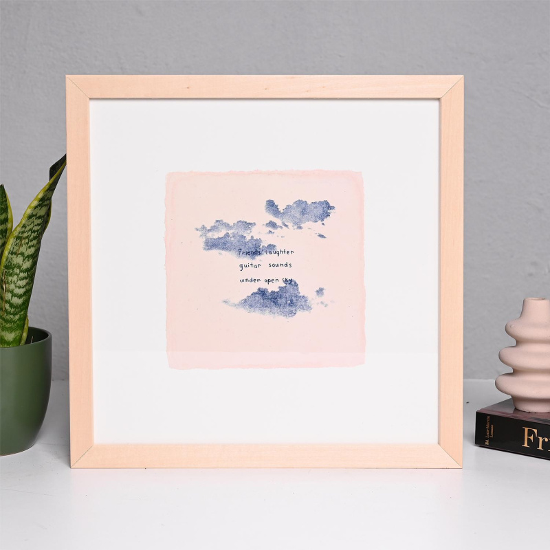 Sweet Memories, 18x18 cm, рачно печатена рециклирана хартија