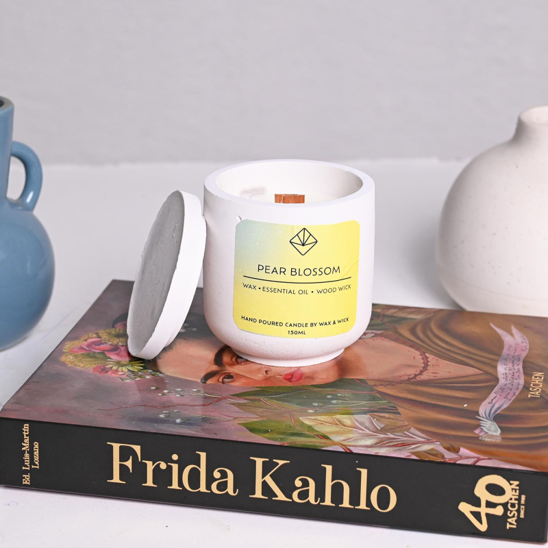 Pear Blossom Candle (White Cup)