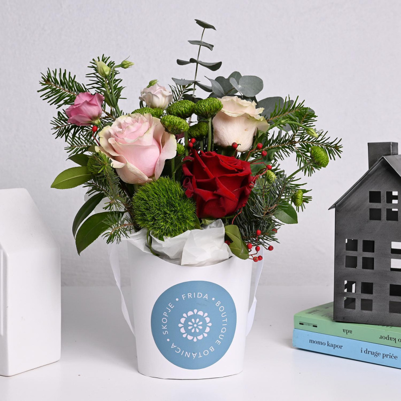 Blush Elegance Flower Box