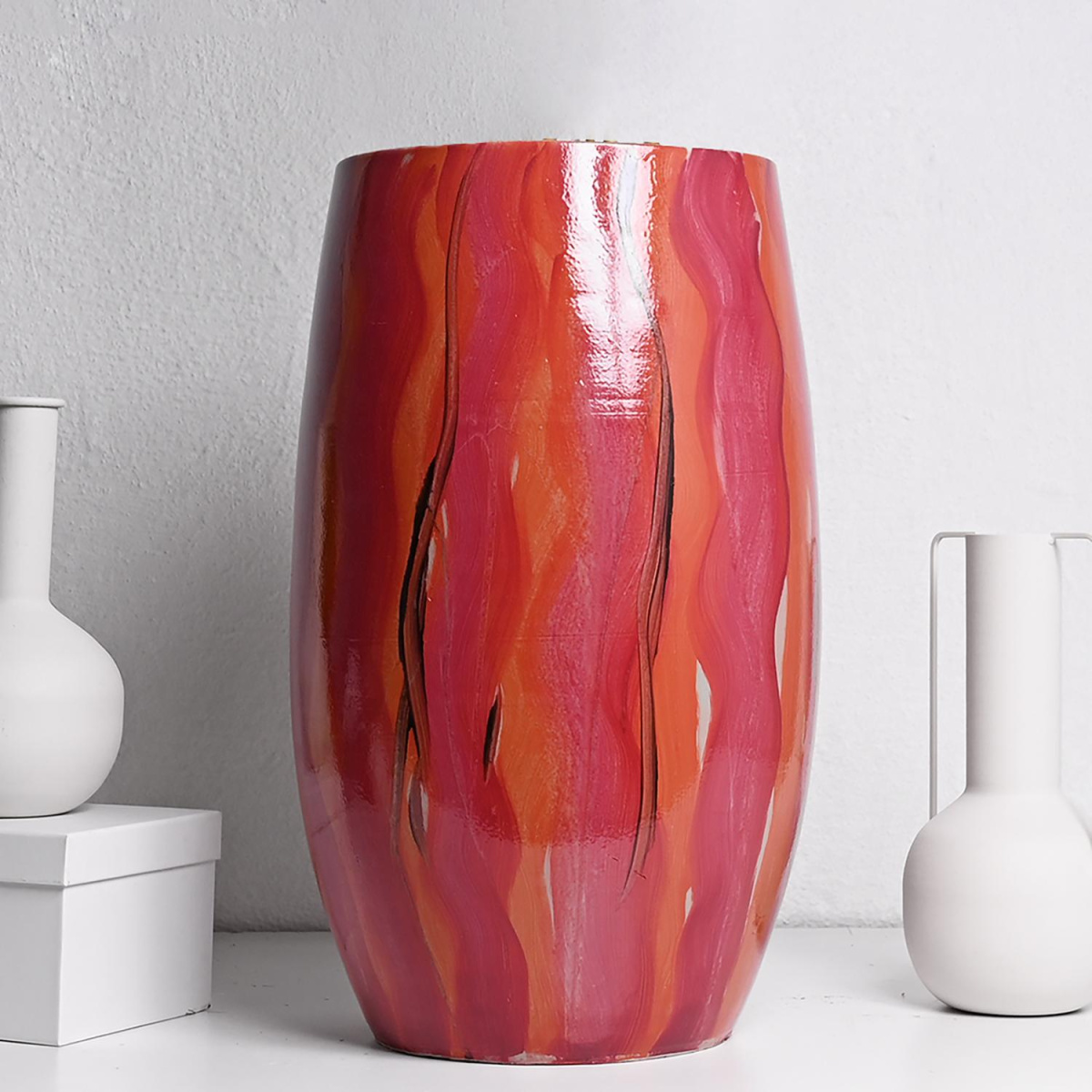 Декоративна Вазна нигел розе 50x31цм