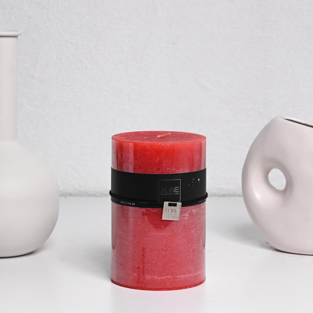 Свеќа Црвена ХЛ 10х10х15см