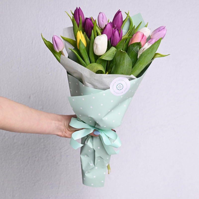 Букет Шарени Лалиња Л